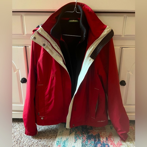 L.L. Bean Women’s winter jacket | 3 in 1 | Size Small | Red - Picture 1 of 6